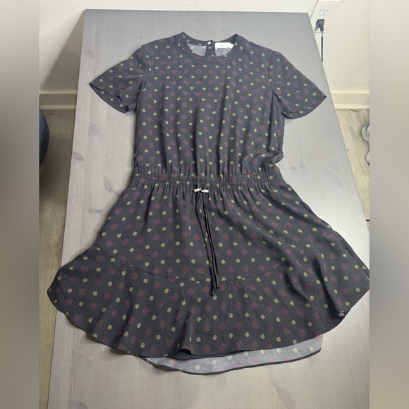 A.L.C geometric 100% Silk Dress - Picture 3 of 9